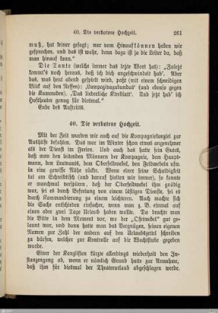 40. Die verbotene Hochzeit