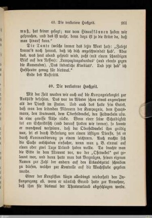 40. Die verbotene Hochzeit