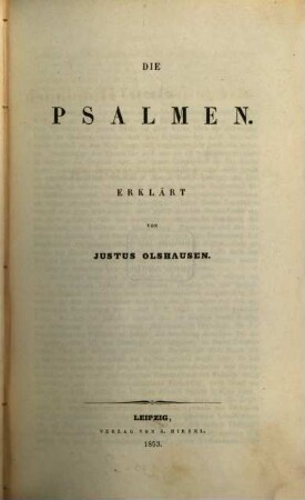 Die Psalmen