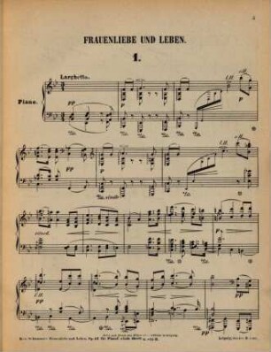 Rob. Schumann's Frauenliebe und Leben : op. 42