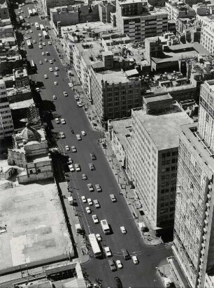 Mexiko-City, Blick vom Torre Latino, dem höchsten Turm Lateinamerikas