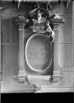Baden-Baden Stiftskirche Epitaph Adam Wolfgang von Rothenberg (gestorben 1736)