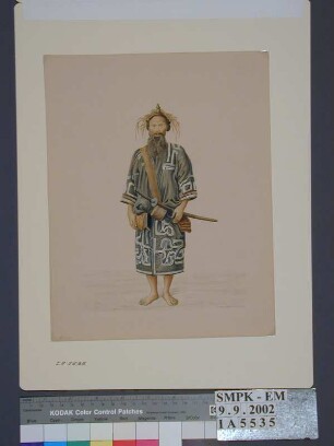 Stehender Ainu
