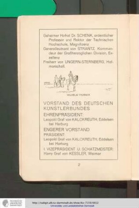 Vorstand des Deutschen Künstlerbundes