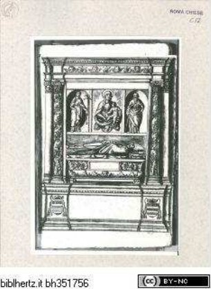 Codex Albani, Grabmal des Kardinals Jacopo Antonio Venerio