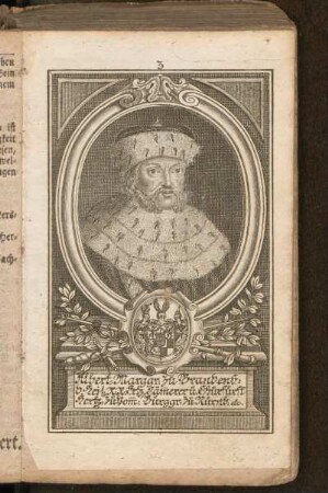 Albert Marggr. zu Brandenb. ...