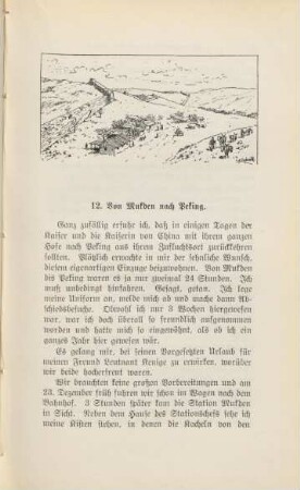 12. Von Mukden nach Peking.