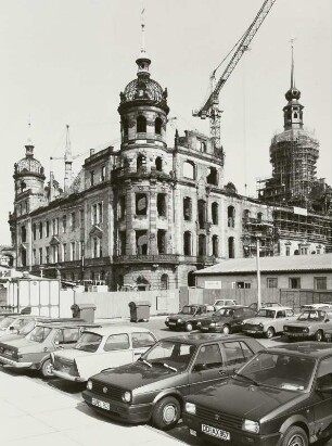 Ehem. Residenzschloß : Baustelle ehem. Residenzschloß (Wiederaufbau begonnen 1991)