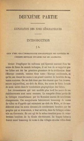 Noms locaux tudesques (Deutsche Ortsnamen) ou Onomatologie géographique des centrées occupées par les Allemands Avec des Appendices et des aperçus nouveaux relatifs à la Toponomastique des Celtes par l'abbé Jules Fabre d'Envieu : Le Dictionnaire allemand enseigné par l'analyse étymologique des noms propres