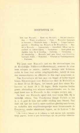 Hoofdstuk IV. Reis naar Manado. - ...