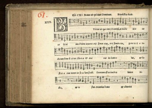 30. [= 61.] Beatus vir