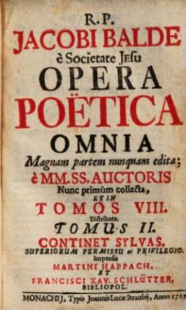 Opera Poetica omnia, 2