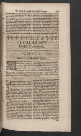 Titulus XIV.