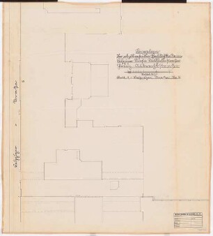 Reichsluftfahrtministerium, Berlin (Vorgängerbauten): Abbruchplan 1:100