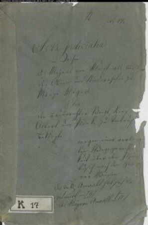 von Kleist, Major zu Maspe gegen Albert zu Tintrup, Planke zu Tintrup, Reese zu Tintrup, Bauerrichter Voigt in Tintrup - Wegerecht über den Ilsenbusch