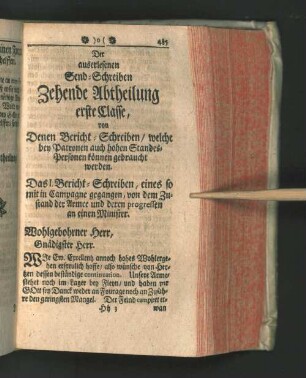 Zehende Abtheilung