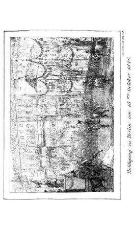 Huldigung zu Berlin am 15ten October 1840