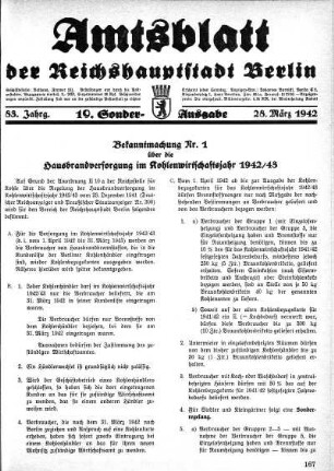 19. Sonder-Ausgabe, 28. März 1942