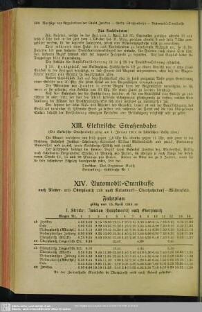 XIII. Elektrische Straßenbahn