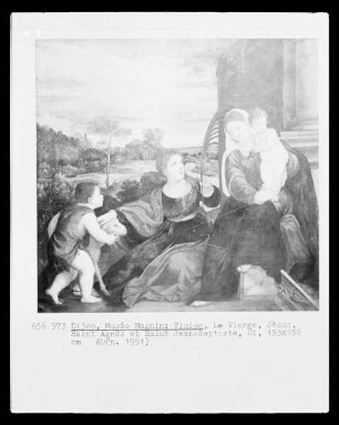 Madonna mit der heiligen Agnes und dem Johannesknaben