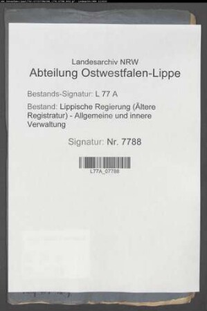 Branntweinakzisedefraudation des Krügers Fricke zu Wiembeck