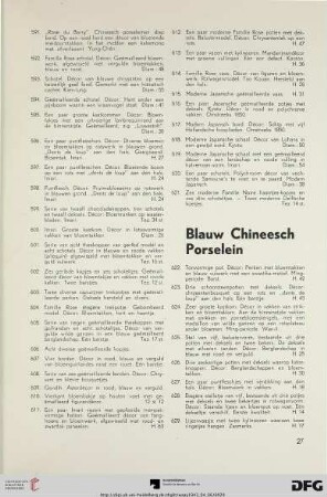 Blauw Chineesch Porselein (Nr. 622-666)