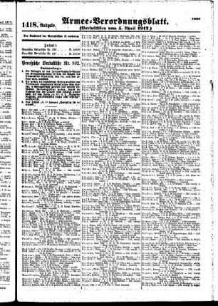 1418.Ausgabe. Donnerstag, 5. April 1917
