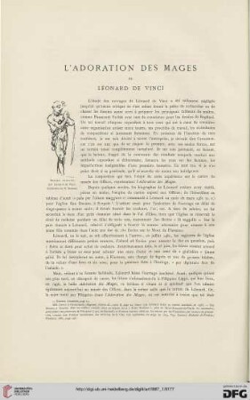 13: L' Adoration des Mages de Léonard de Vinci, [1]