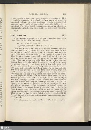 172. 1432, Juni 30