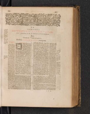 DN. Sacratiss. Imperatoris Leonis Augusti Novellae Constitutiones.