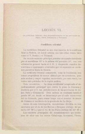 Lección VI