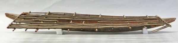 Model of an outrigger boat