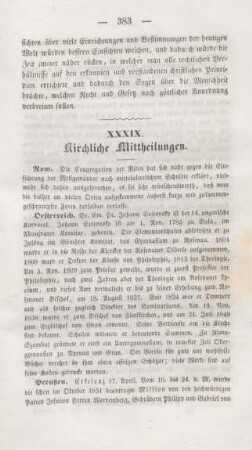 383-384 Kirchliche Mittheilungen
