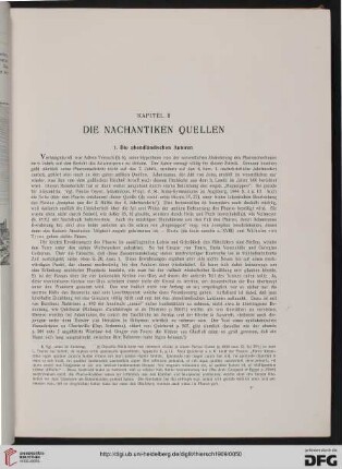 Kapitel II: Die nachantiken Quellen