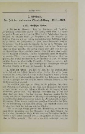 2. Abschnitt. Die Zeit der nationalen Staatenbildung, 1815-1871