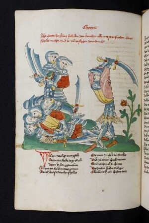 Hector tötet die Griechen
