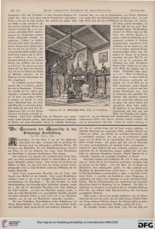 Die Harmonie der Gegenstände in der Wohnungs-Ausstattung, [1]