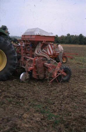 Fotografie: Mulchsaat, Drillmaschine, Pneumatische Verteilung, Breitsaat, Bodenfräse