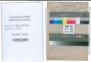 Entnazifizierung Laura Berretz , geb. 00.00.0000 (Direktorin)