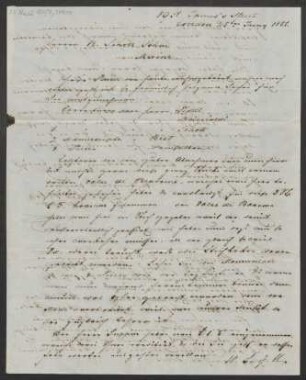 Brief an B. Schott's Söhne : 25.06.1851