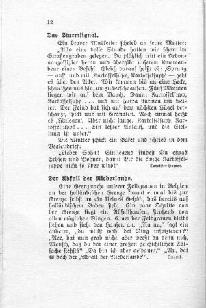 Der Abfall der Niederlande.