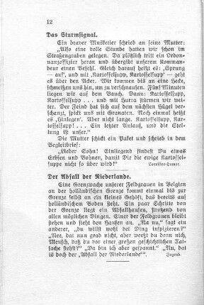 Der Abfall der Niederlande.