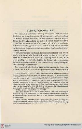 Ludwig Schongauer