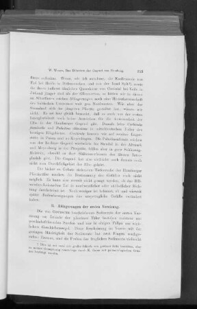 B. Ablagerungen der ersten Vereisung.