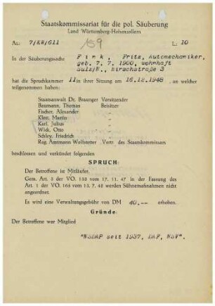 Fink, Fritz