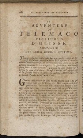 Libro Decimo Settimo.