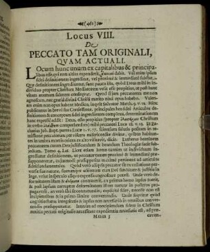 Articulus VIII. De Peccato Tam Orininali, Quam Actuali