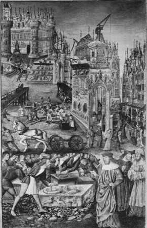 Die Erbauung der Burg von Troja