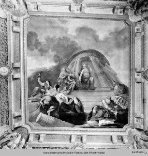 Die Jugend wird zum Tempel der Tugend geführt