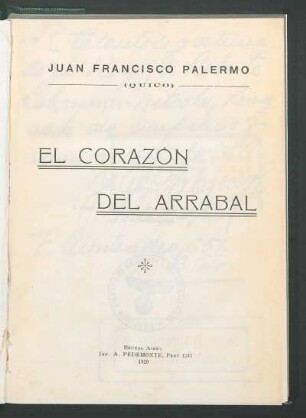 El corazón del arrabal